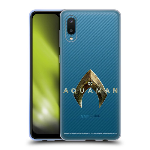 Aquaman Movie Logo Main Soft Gel Case for Samsung Galaxy A02/M02 (2021)