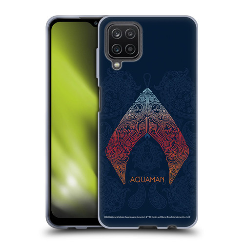 Aquaman Movie Logo Paisley Soft Gel Case for Samsung Galaxy A12 (2020)