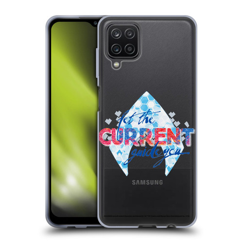 Aquaman Movie Logo Typography Soft Gel Case for Samsung Galaxy A12 (2020)