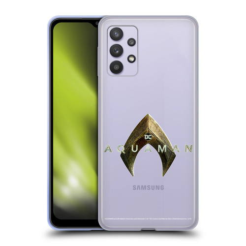 Aquaman Movie Logo Main Soft Gel Case for Samsung Galaxy A32 5G / M32 5G (2021)