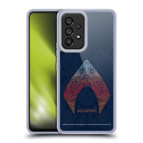 Aquaman Movie Logo Paisley Soft Gel Case for Samsung Galaxy A53 5G (2022)