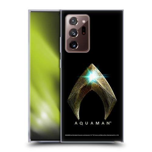 Aquaman Movie Logo Main Black Soft Gel Case for Samsung Galaxy Note20 Ultra / 5G