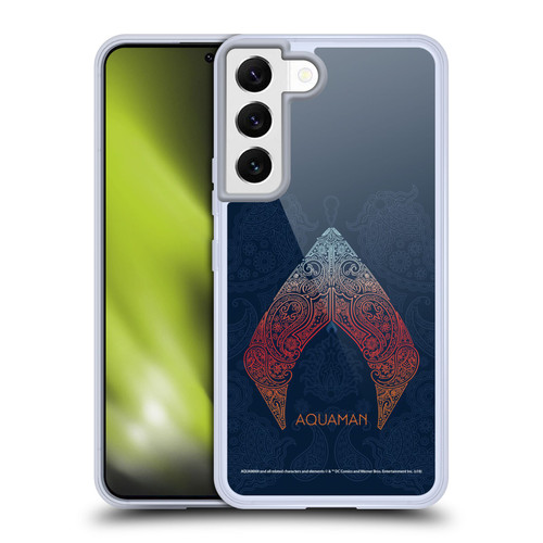 Aquaman Movie Logo Paisley Soft Gel Case for Samsung Galaxy S22 5G