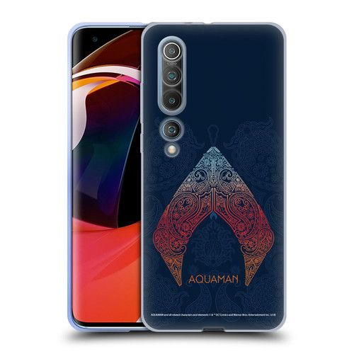 Aquaman Movie Logo Paisley Soft Gel Case for Xiaomi Mi 10 5G / Mi 10 Pro 5G