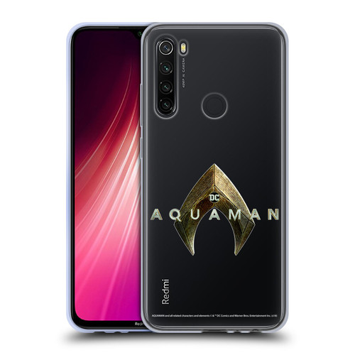 Aquaman Movie Logo Main Soft Gel Case for Xiaomi Redmi Note 8T