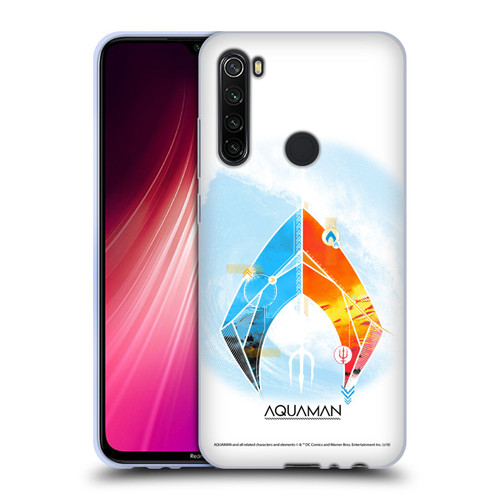Aquaman Movie Logo Trident of Atlan Soft Gel Case for Xiaomi Redmi Note 8T