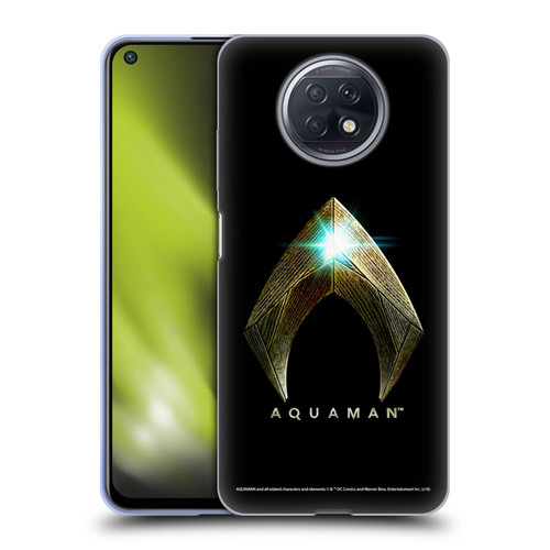 Aquaman Movie Logo Main Black Soft Gel Case for Xiaomi Redmi Note 9T 5G