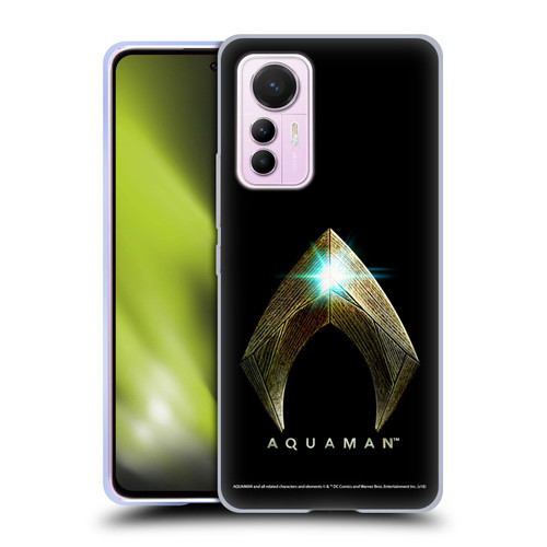 Aquaman Movie Logo Main Black Soft Gel Case for Xiaomi 12 Lite