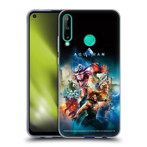 Aquaman Movie Posters Kingdom United Soft Gel Case for Huawei P40 lite E