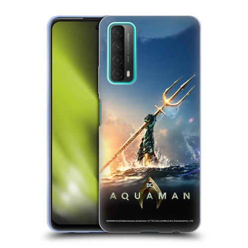 Aquaman Movie Posters Trident of Atlan Soft Gel Case for Huawei P Smart (2021)