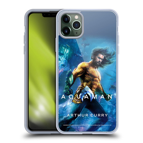 Aquaman Movie Posters Arthur Curry Soft Gel Case for Apple iPhone 11 Pro Max