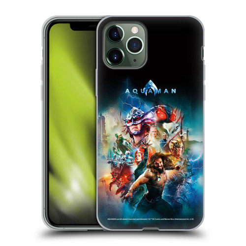 Aquaman Movie Posters Kingdom United Soft Gel Case for Apple iPhone 11 Pro