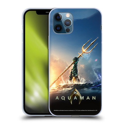 Aquaman Movie Posters Trident of Atlan Soft Gel Case for Apple iPhone 12 / iPhone 12 Pro