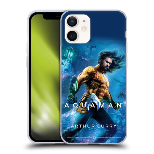 Aquaman Movie Posters Arthur Curry Soft Gel Case for Apple iPhone 12 Mini