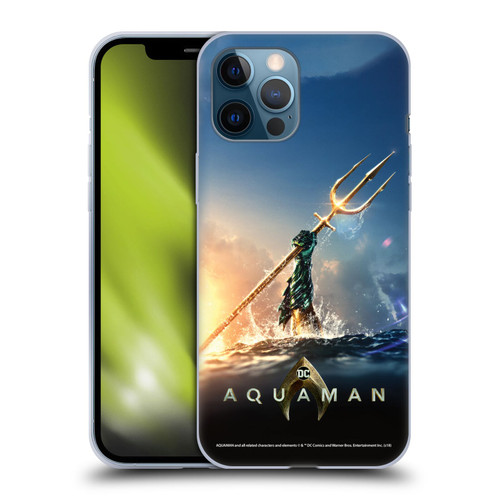 Aquaman Movie Posters Trident of Atlan Soft Gel Case for Apple iPhone 12 Pro Max