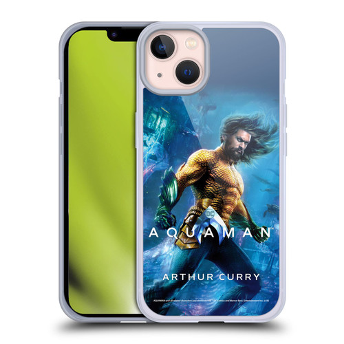 Aquaman Movie Posters Arthur Curry Soft Gel Case for Apple iPhone 13