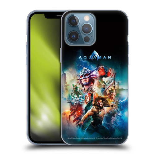 Aquaman Movie Posters Kingdom United Soft Gel Case for Apple iPhone 13 Pro Max
