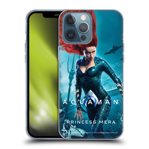 Aquaman Movie Posters Princess Mera Soft Gel Case for Apple iPhone 13 Pro Max