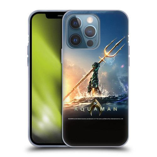 Aquaman Movie Posters Trident of Atlan Soft Gel Case for Apple iPhone 13 Pro