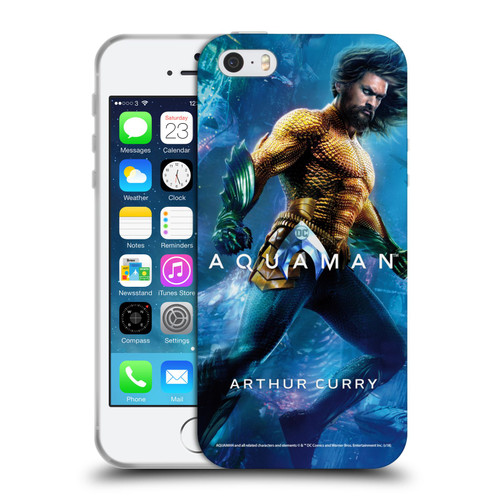 Aquaman Movie Posters Arthur Curry Soft Gel Case for Apple iPhone 5 / 5s / iPhone SE 2016