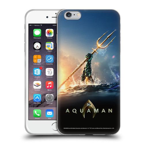 Aquaman Movie Posters Trident of Atlan Soft Gel Case for Apple iPhone 6 Plus / iPhone 6s Plus