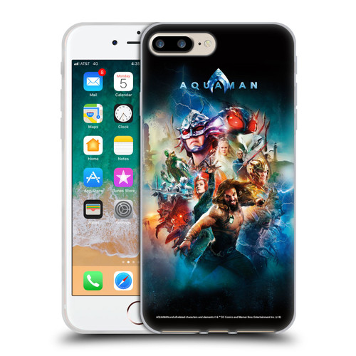 Aquaman Movie Posters Kingdom United Soft Gel Case for Apple iPhone 7 Plus / iPhone 8 Plus