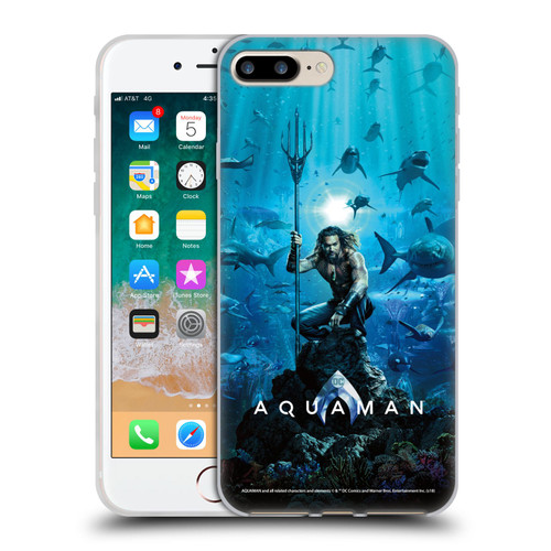 Aquaman Movie Posters Marine Telepathy Soft Gel Case for Apple iPhone 7 Plus / iPhone 8 Plus