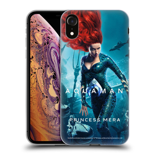 Aquaman Movie Posters Princess Mera Soft Gel Case for Apple iPhone XR