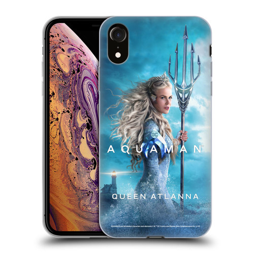 Aquaman Movie Posters Queen Atlanna Soft Gel Case for Apple iPhone XR