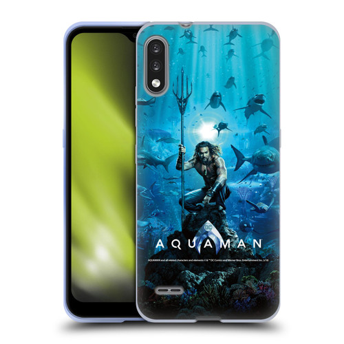 Aquaman Movie Posters Marine Telepathy Soft Gel Case for LG K22