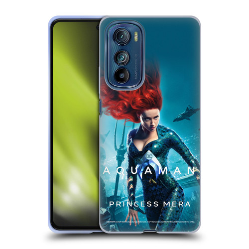 Aquaman Movie Posters Princess Mera Soft Gel Case for Motorola Edge 30