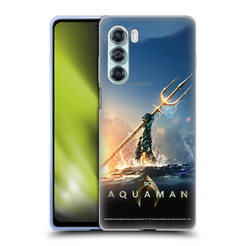 Aquaman Movie Posters Trident of Atlan Soft Gel Case for Motorola Edge S30 / Moto G200 5G