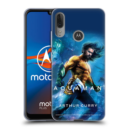 Aquaman Movie Posters Arthur Curry Soft Gel Case for Motorola Moto E6 Plus