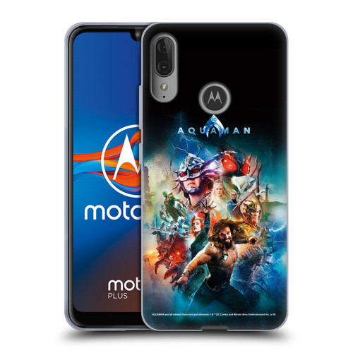 Aquaman Movie Posters Kingdom United Soft Gel Case for Motorola Moto E6 Plus