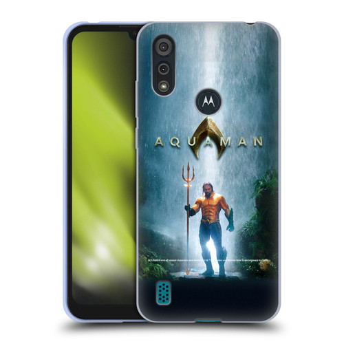 Aquaman Movie Posters Classic Costume Soft Gel Case for Motorola Moto E6s (2020)