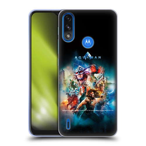 Aquaman Movie Posters Kingdom United Soft Gel Case for Motorola Moto E7 Power / Moto E7i Power