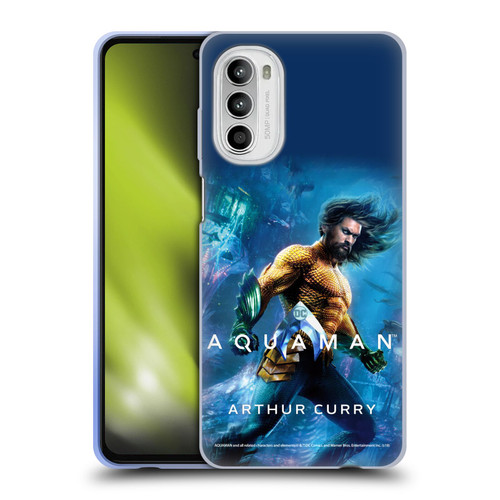 Aquaman Movie Posters Arthur Curry Soft Gel Case for Motorola Moto G52