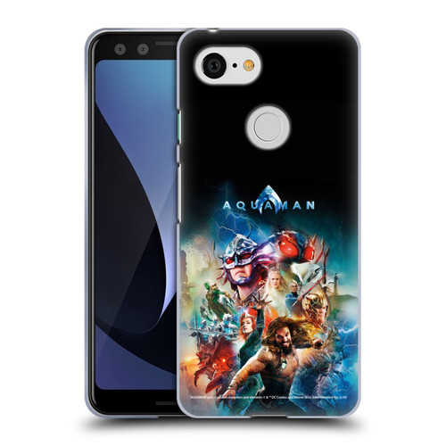 Aquaman Movie Posters Kingdom United Soft Gel Case for Google Pixel 3