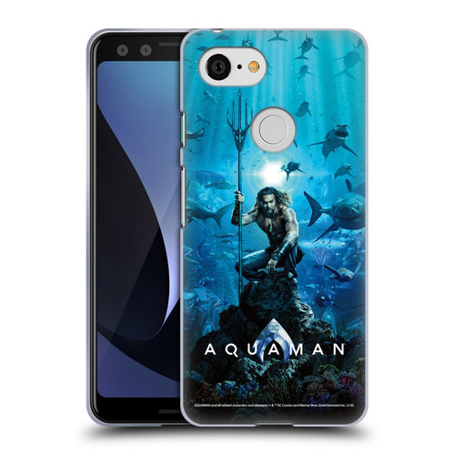 Aquaman Movie Posters Marine Telepathy Soft Gel Case for Google Pixel 3