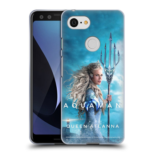 Aquaman Movie Posters Queen Atlanna Soft Gel Case for Google Pixel 3