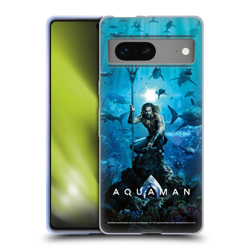 Aquaman Movie Posters Marine Telepathy Soft Gel Case for Google Pixel 7