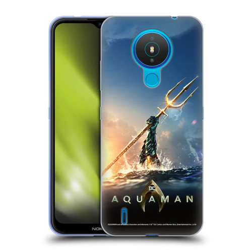 Aquaman Movie Posters Trident of Atlan Soft Gel Case for Nokia 1.4