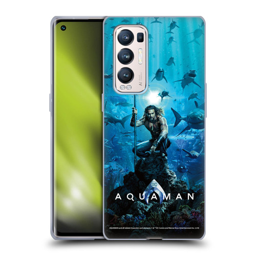 Aquaman Movie Posters Marine Telepathy Soft Gel Case for OPPO Find X3 Neo / Reno5 Pro+ 5G