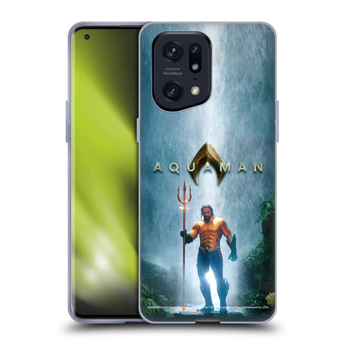 Aquaman Movie Posters Classic Costume Soft Gel Case for OPPO Find X5 Pro