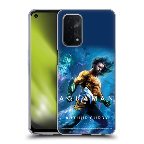 Aquaman Movie Posters Arthur Curry Soft Gel Case for OPPO A54 5G