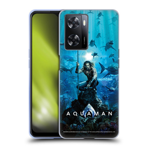Aquaman Movie Posters Marine Telepathy Soft Gel Case for OPPO A57s