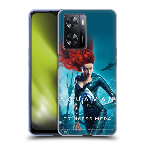 Aquaman Movie Posters Princess Mera Soft Gel Case for OPPO A57s