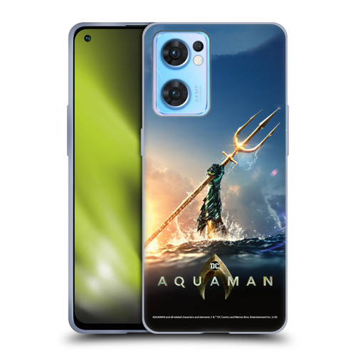 Aquaman Movie Posters Trident of Atlan Soft Gel Case for OPPO Reno7 5G / Find X5 Lite