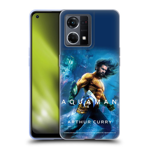 Aquaman Movie Posters Arthur Curry Soft Gel Case for OPPO Reno8 4G