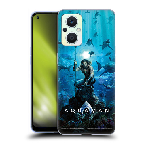 Aquaman Movie Posters Marine Telepathy Soft Gel Case for OPPO Reno8 Lite